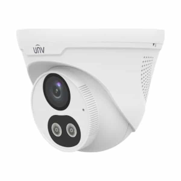 Cámara IP domo turret Uniview Easy 4MP ColorHunter Dual Light IPC3614LE-ADF28KC-DL