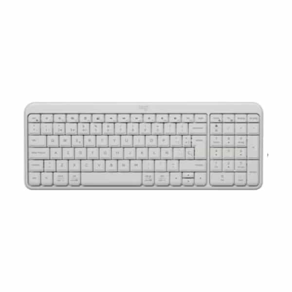 Teclado Logitech Bluetooth K250 Pebble White 920-013446