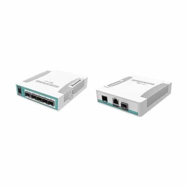 Switch MikroTik CRS106-1C-5S 5 SFP + 1 combo Gigabit Ethernet/SFP sin fuente