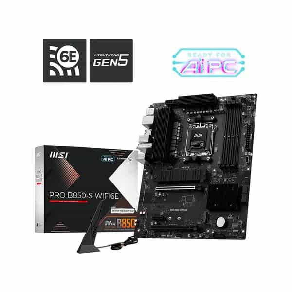 Motherboard MSI PRO B850-S WIFI6E AM5 DDR5