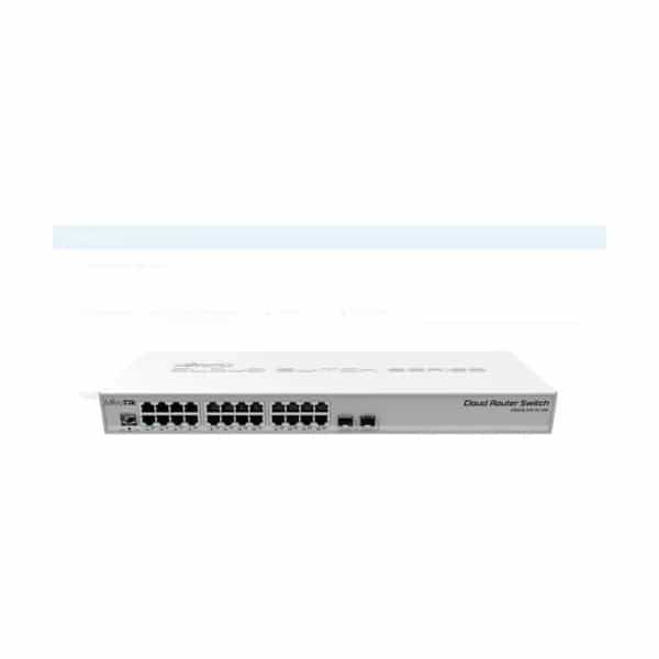 Switch MikroTik CRS326-24G-2S+RM 24 Ethernet Gigabit 2 SFP+ L5 rackmount sin fuente