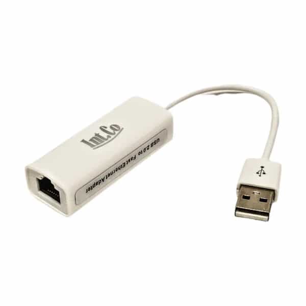 Adaptador USB 2.0 a Ethernet RJ45 10/100 Mbps Intco KL-001