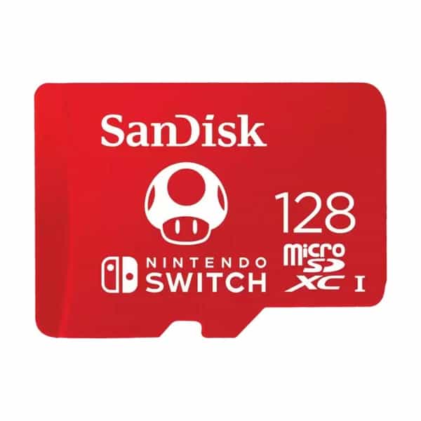 Tarjeta de memoria SanDisk microSDXC 128GB para Nintendo Switch UHS-I 100MB/s