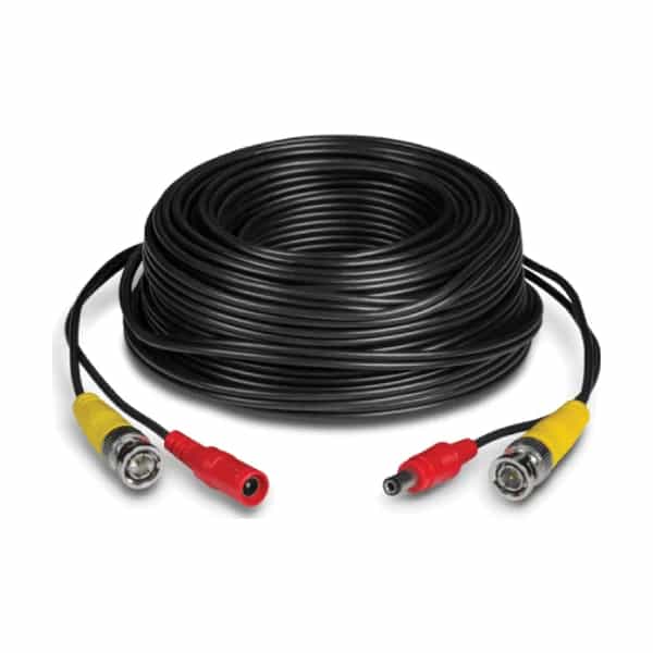 Cctv cable bnc de video y alimentación para cámaras HD - 18 Metros