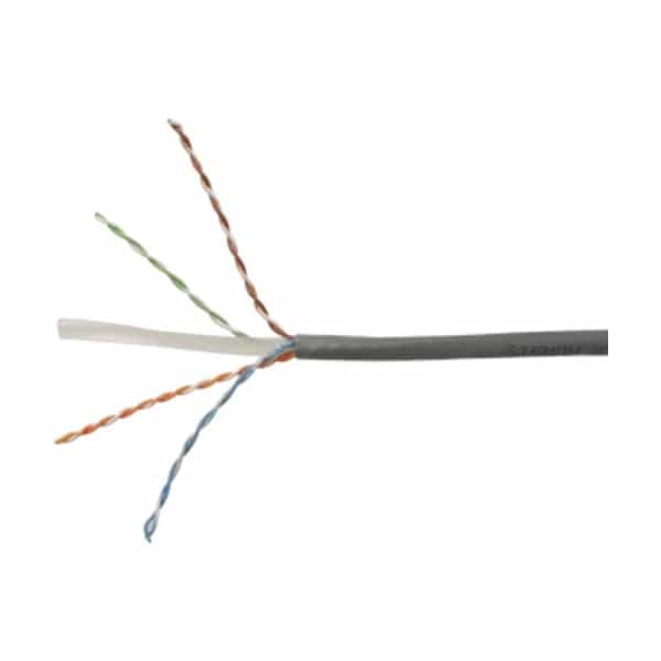 Cable UTP Siemon Cat 6 4 pares sólido CM gris rollo 305m 24AWG 9C6M4-E2-RXA