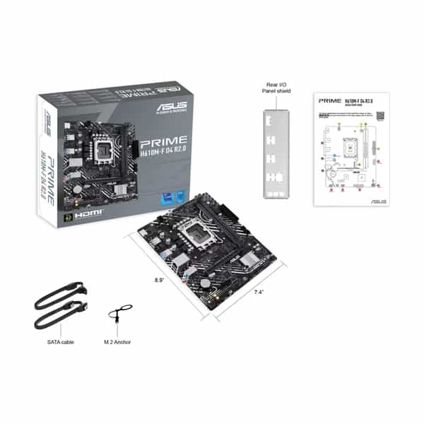Motherboard ASUS PRIME H610M-F D4 R2.0 LGA 1700 DDR4