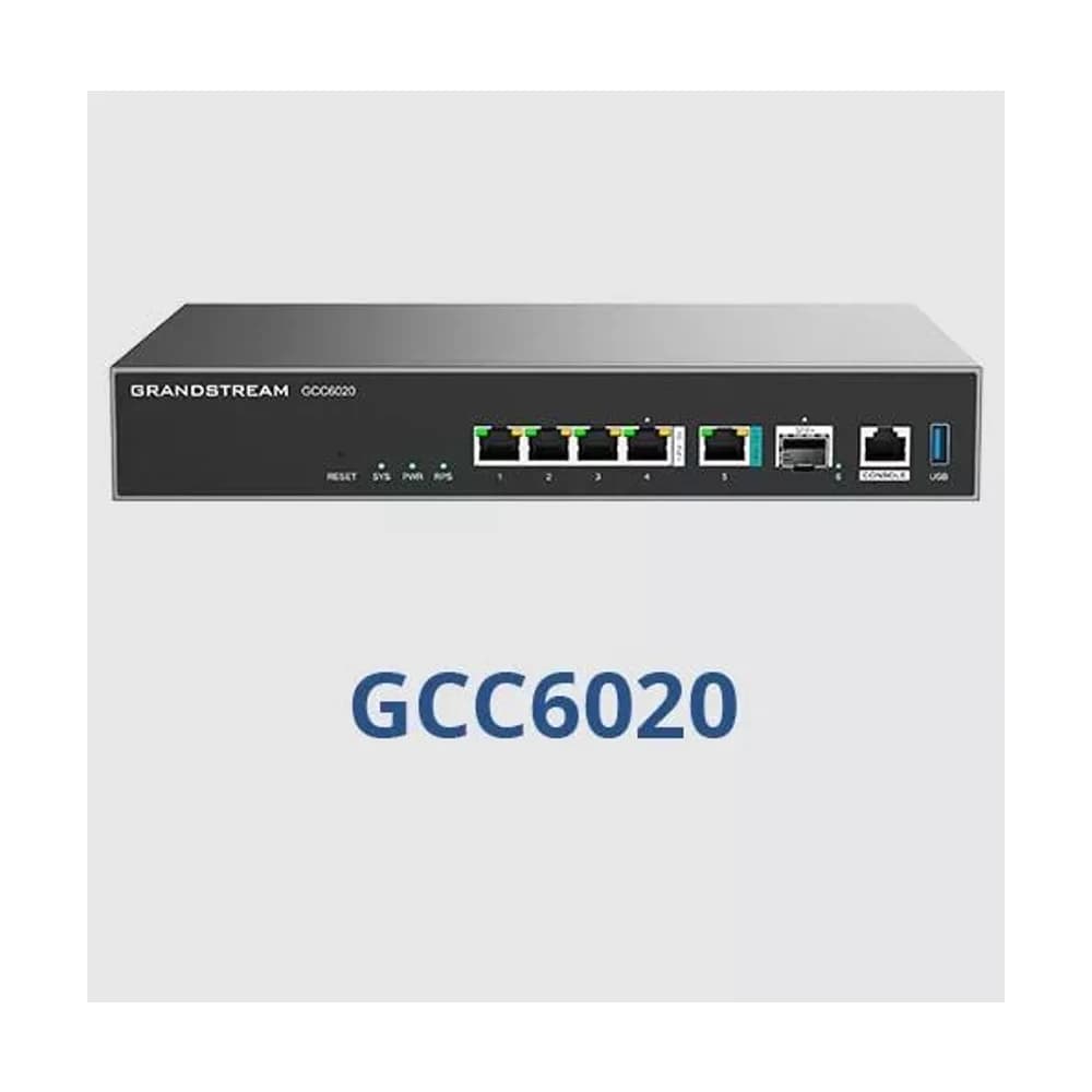 Router VPN Grandstream GCC6020 con PBX IP y firewall integrados