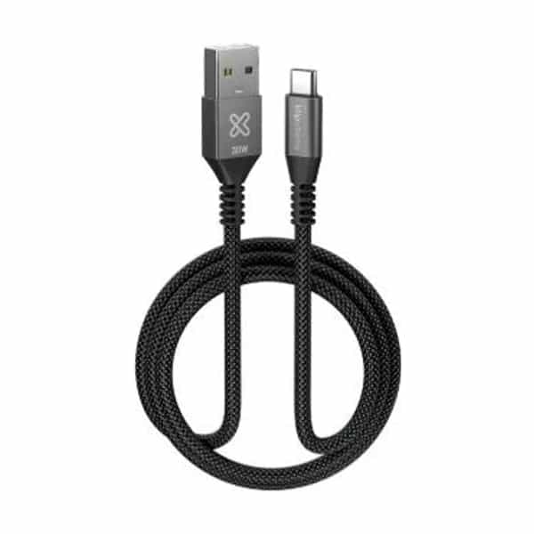 Cable USB-C Klip Xtreme Power Go 750 240W 480Mbps 1.8 m trenzado KAC-750-6FT