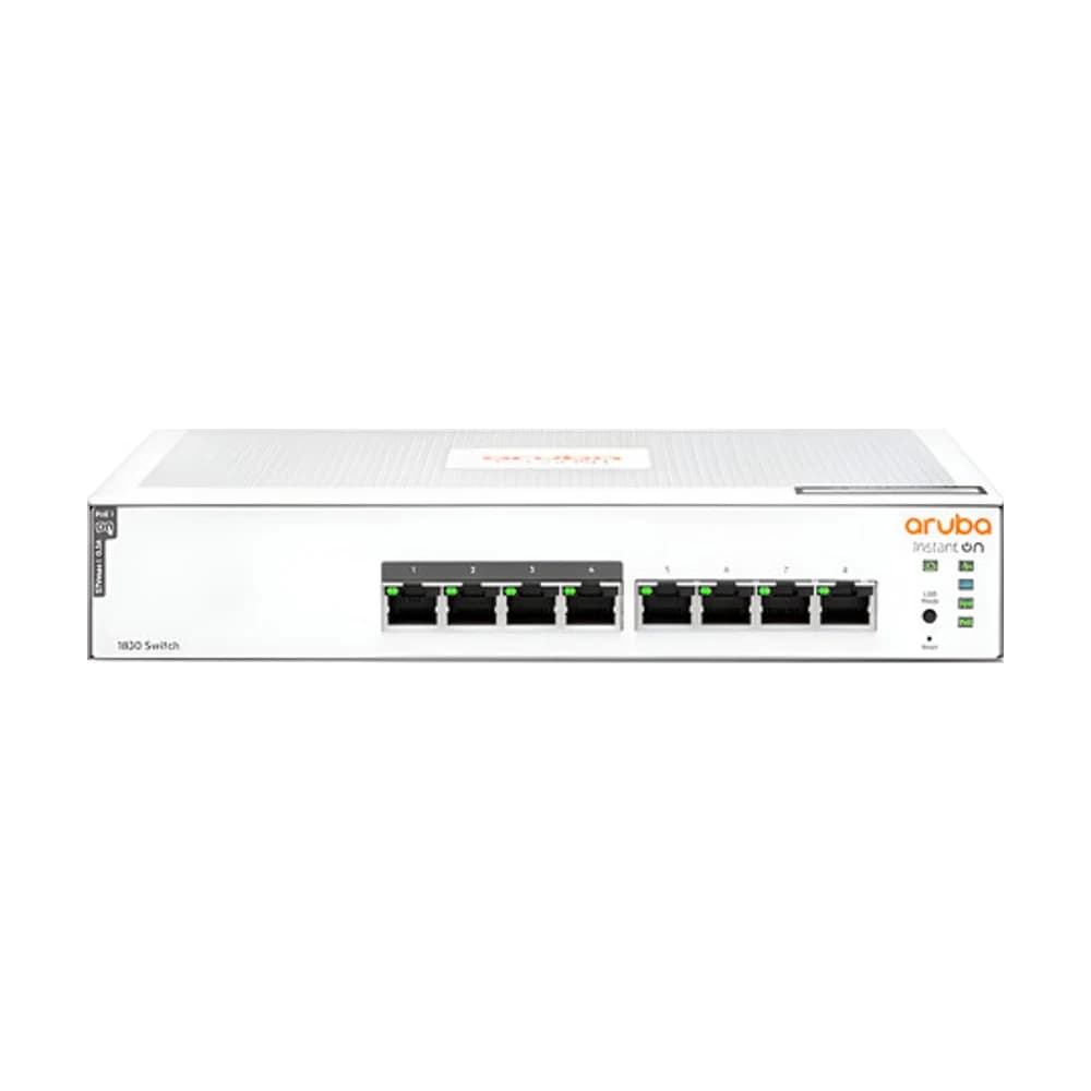 Switch Aruba Instant On 1830 8G 8 puertos 4 PoE clase 4 65W JL811A