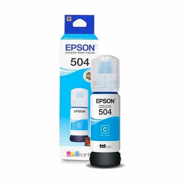 Botella de tinta Epson T504220 Cian para L4150/L4160