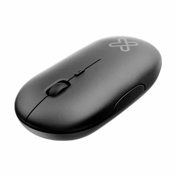 Mouse inalámbrico Klip Xtreme SlimSurfer ergonómico 2.4GHz 4 botones ambidiestro Negro KMW-415BK