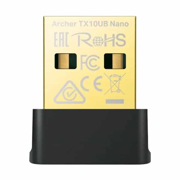 Placa de red WiFi 6 USB TP-Link Archer TX10UB Nano AX900 + Bluetooth