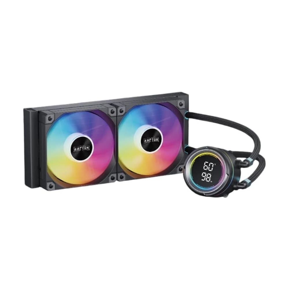 Water cooler Raptor Aqua Pro 240 Display para CPU 240mm Negro RAP-WC-PRO-DISPLAY-240BL