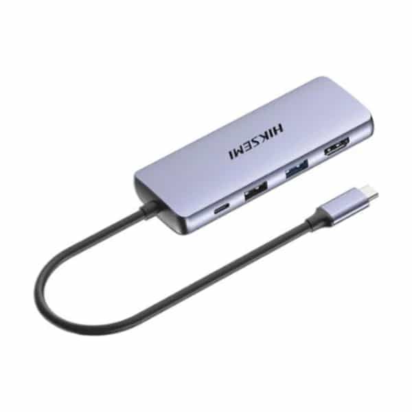 Hub Hiksemi DS8 USB-C A USB X4 /HDMI X1