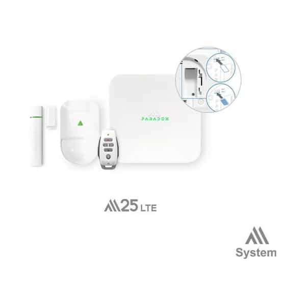 Kit de alarma inalámbrica Paradox M25 LTE