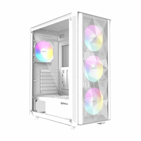 Gabinete Gamer Raidmax Vector V217 White ARGB TG