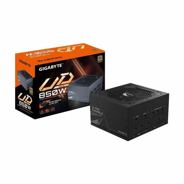 Fuente de alimentación Gigabyte UD 850W 80 Plus Gold modular ATX 3.0 PCIe 5.0 GP-UD850GM PG5