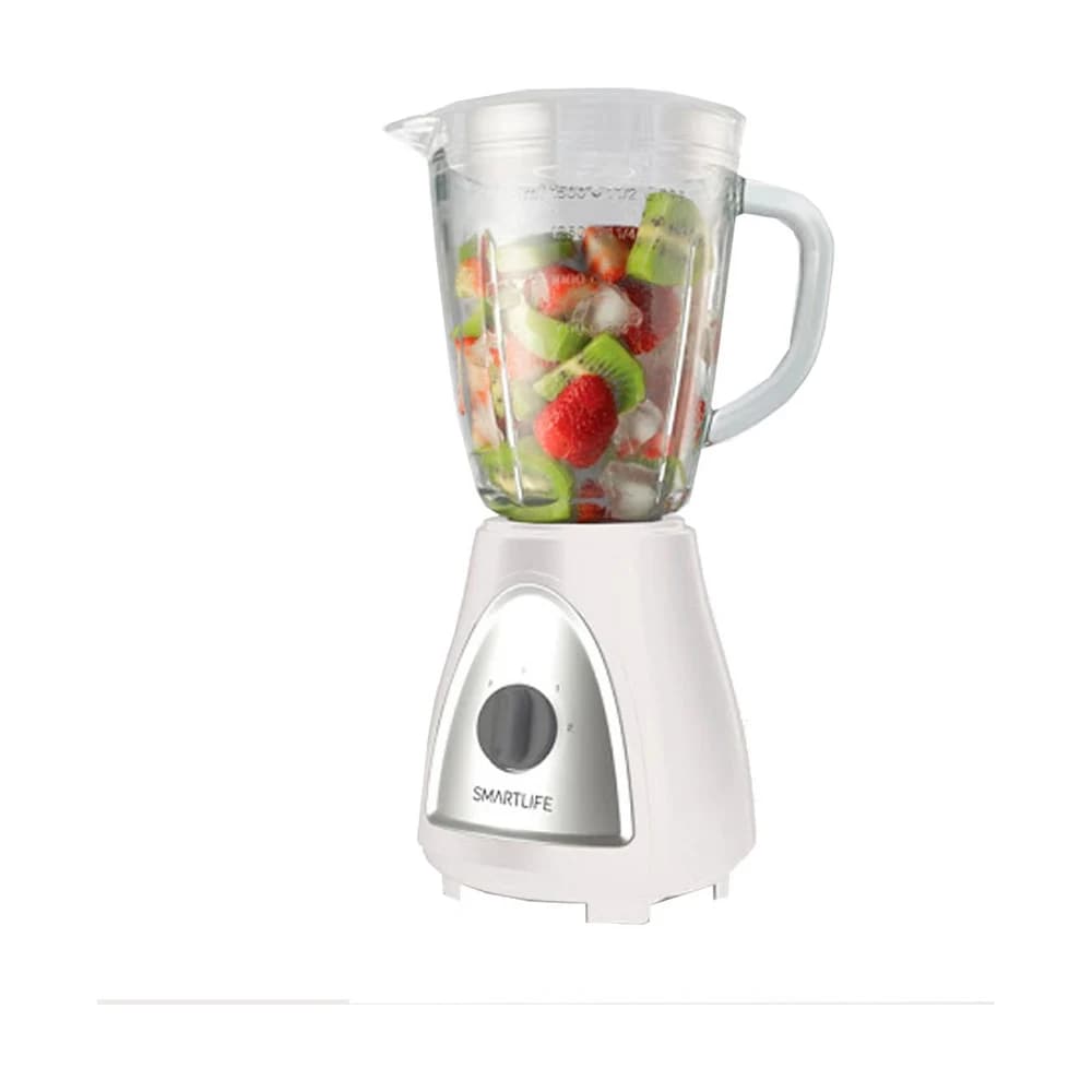 Licuadora de mesa Smartlife SL-BL1008WPN 1,5 litros jarra de vidrio 400W Blanco