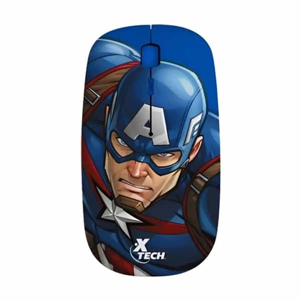 Mouse inalámbrico XTech Capitán América XTM-M340CA