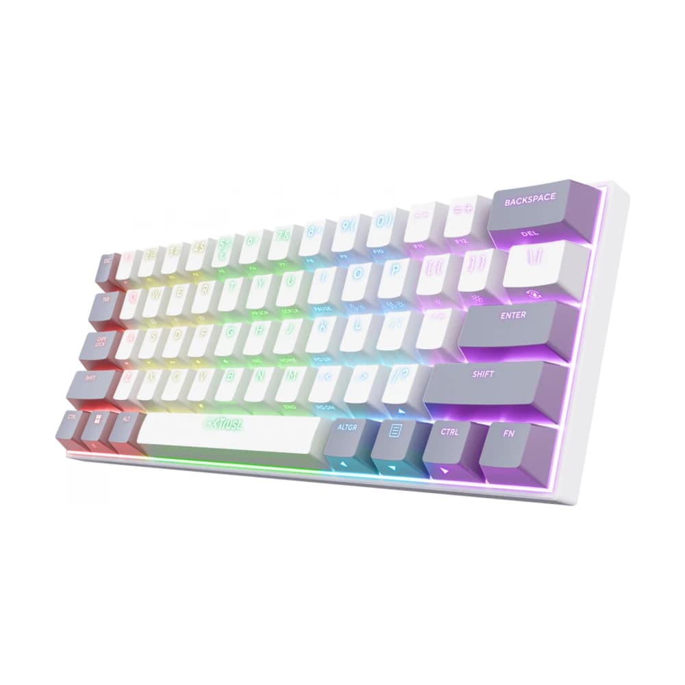 Teclado mecánico Trust Acira GXT873 Tri Wireless ES White