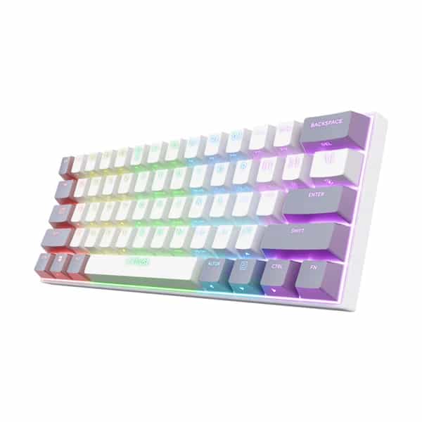 Teclado mecánico Trust Acira GXT873 Tri Wireless ES White
