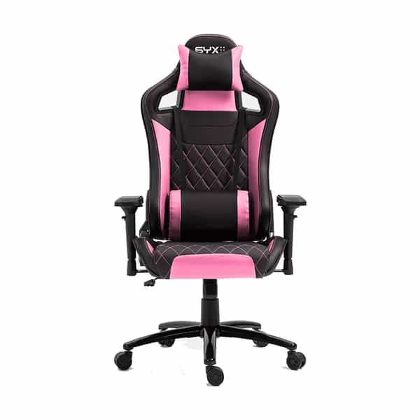 Silla Gamer Syx CH-451 Pk Rosa Negro