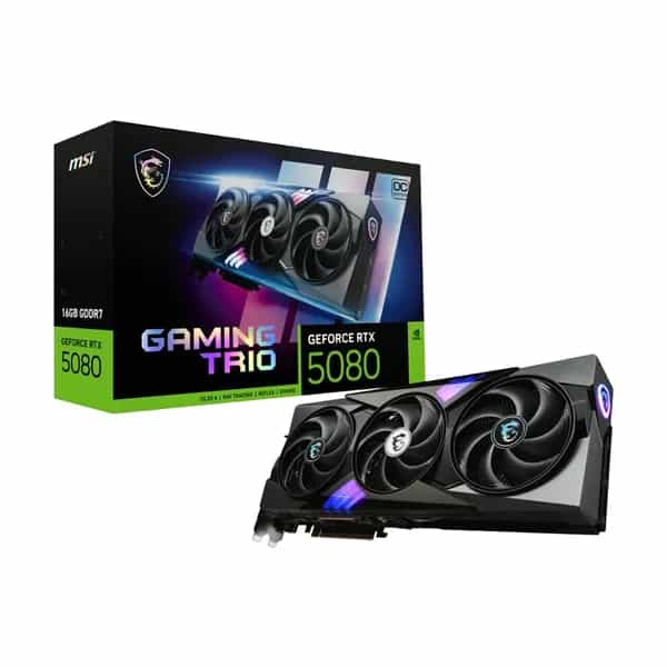 Placa de video 16GB Rtx 5080 Msi Gaming Trio GDDR7
