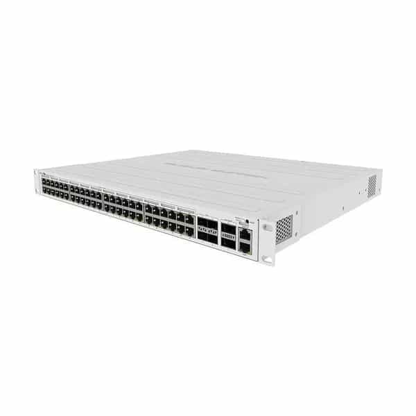 Switch PoE MikroTik CRS354-48P-4S+2Q+RM 48 puertos con fuente