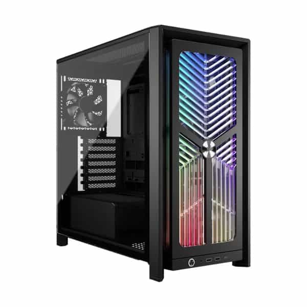 Gabinete Corsair FRAME 4000X RS Mid-Tower TG Fan x3 Black