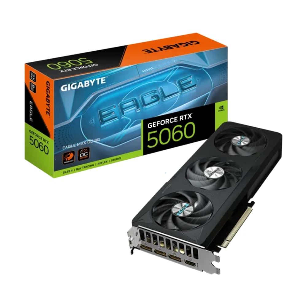 Placa de video Gigabyte RTX 5060 Eagle Max OC 8GB GV-N5060EAGLEMAX OC-8GD