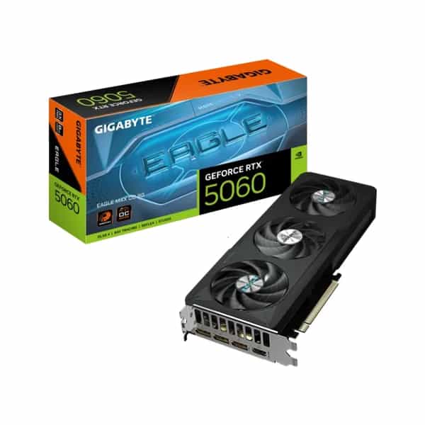 Placa de video Gigabyte RTX 5060 Eagle Max OC 8GB GV-N5060EAGLEMAX OC-8GD