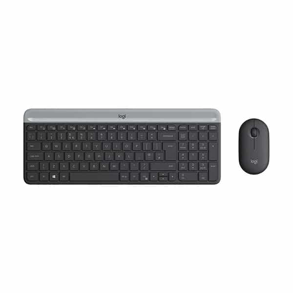 Combo Logitech Teclado y Mouse Slim Inalámbrico MK470