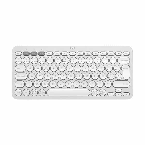 Teclado Logitech Bluetooth 2 K380s Blanco Español