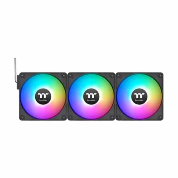 Kit de 3 ventiladores para gabinete Thermaltake CT120 EX ARGB 120mm CL-F181-PL12SW-A