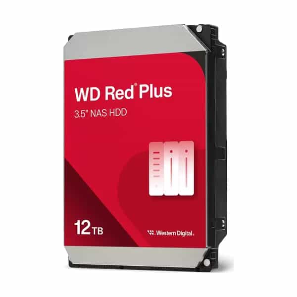 Disco Interno HDD WESTERN DIGITAL Red Plus 12TB 3.5" SATA 3.0 7200rpm