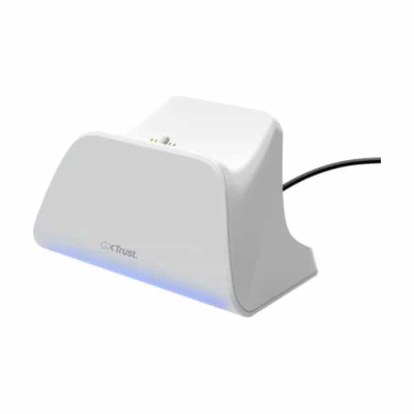 Soporte de carga rápida Trust GXT255W para mandos PS5 White