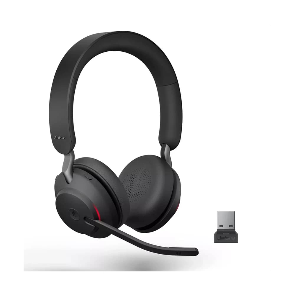 Auricular Bluetooth Jabra Evolve2 65 Link380A MS estéreo USB-A