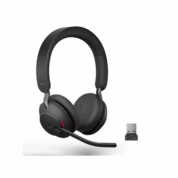 Auricular Bluetooth Jabra Evolve2 65 Link380A MS estéreo USB-A