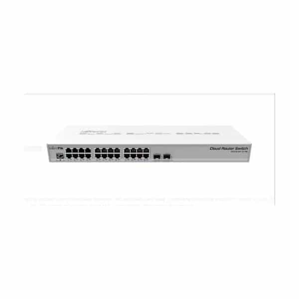 Switch MikroTik CRS326-24G-2S+RM sin fuente