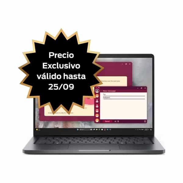 Notebook Dell Pro 14 PC14250 14" Core Ultra 5 225U 16GB SSD 512GB Windows 11 Pro