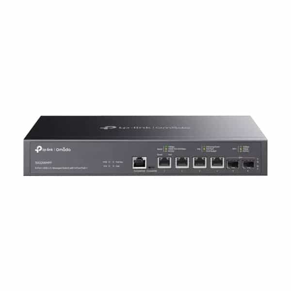 Switch TP-Link Omada SX3206HPP 6 puertos 10GE 4 PoE++ 2 SFP+ L2+ gestionado