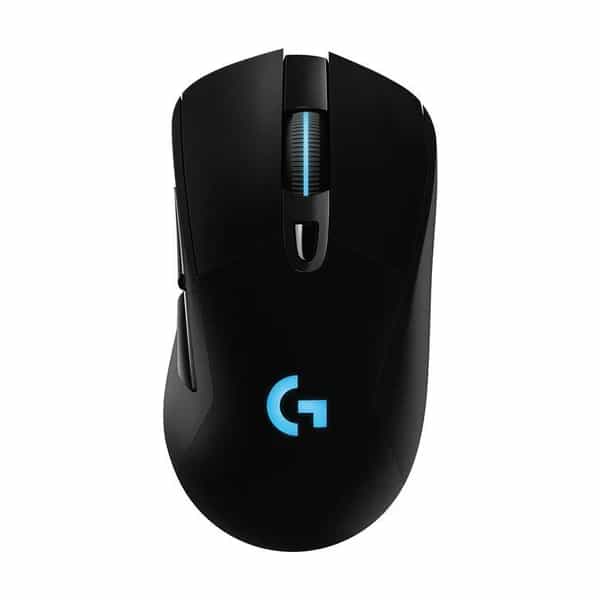 Mouse gamer inalámbrico Logitech G703 Lightspeed HERO 25K negro 910-005639