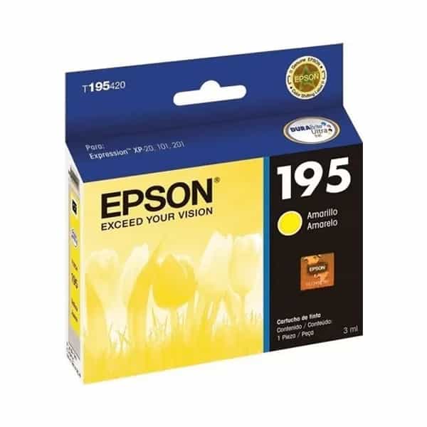Cartucho Epson T195420 Amarillo para XP-101/XP-201/XP-211