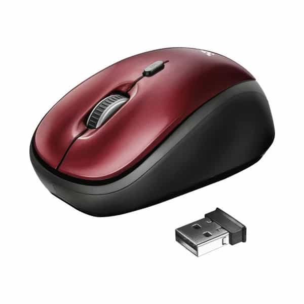 Mouse Trust Yvi Wireless Eco Red