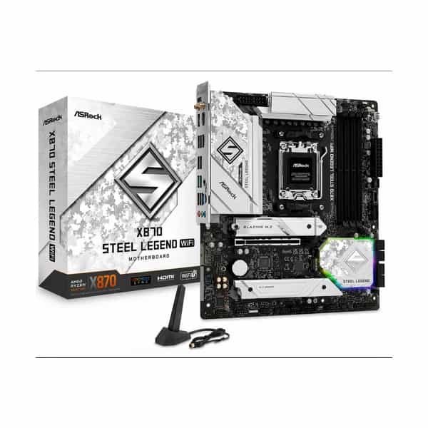 Motherboard ASRock X870 Steel Legend WiFi AM5 DDR5 90-MXBPJ0-A0UAYAZ