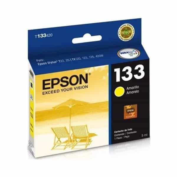Cartucho de Tinta Epson 133 Amarillo