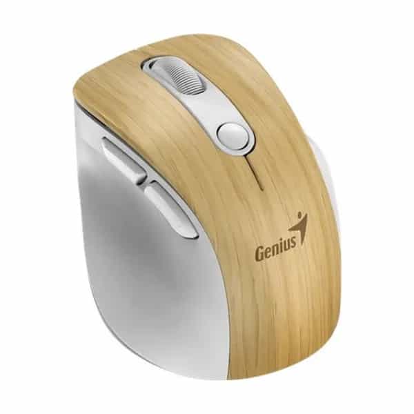 Mouse Wireless Mini Genius Ergo 9000S Pro Recargable PINE/WOOD