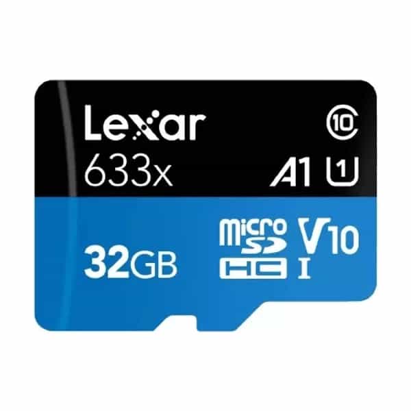 Tarjeta Memoria microSD 32GB Lexar 633x - C10, A1, U1, V10