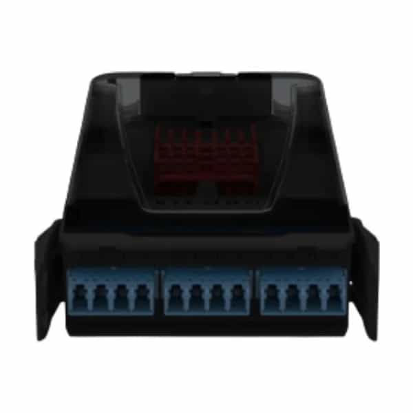 Casete de empalme de fibra Siemon LightVerse 12 fibras LCU OS2 azul 1m LVS12-LCUALAB1A