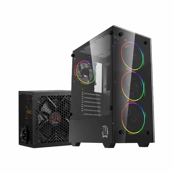 Pc Gamer Raptor Sentinel con Fuente Raptor Volt 500W 80+ Bronze